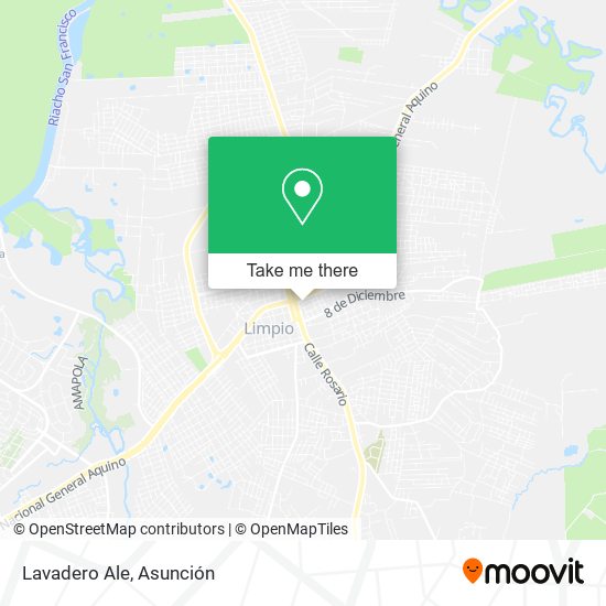 Mapa de Lavadero Ale
