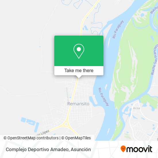 Complejo Deportivo Amadeo map