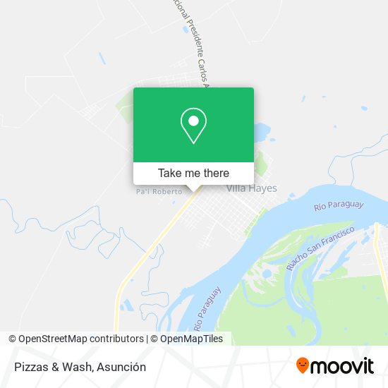 Pizzas & Wash map