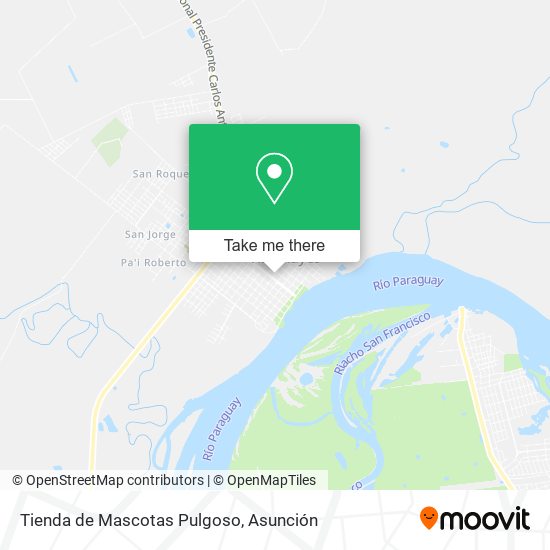 Tienda de Mascotas Pulgoso map