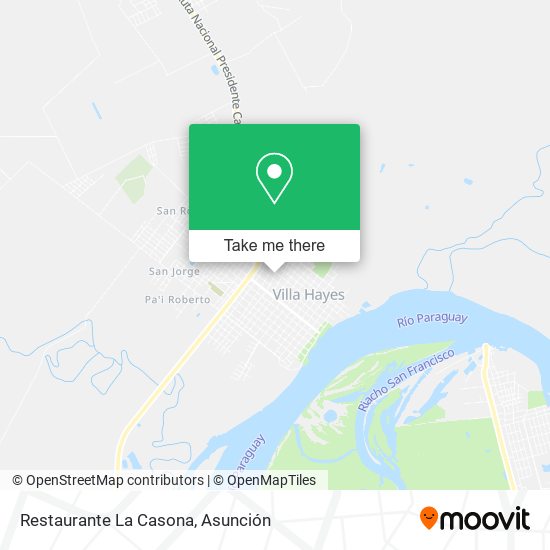 Mapa de Restaurante La Casona