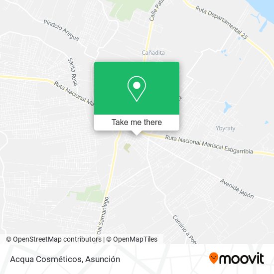 Mapa de Acqua Cosméticos