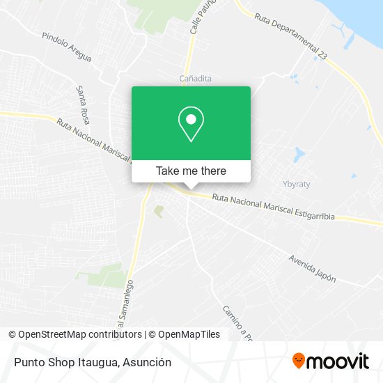Mapa de Punto Shop Itaugua