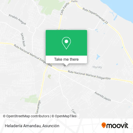 Heladería Amandau map