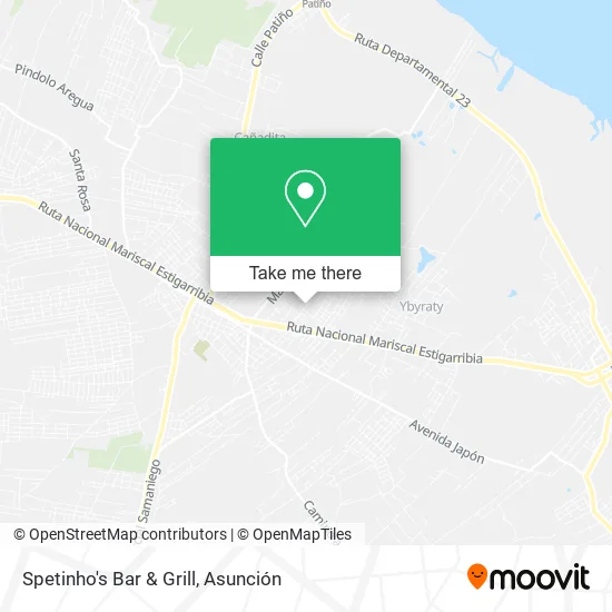 Spetinho's Bar & Grill map