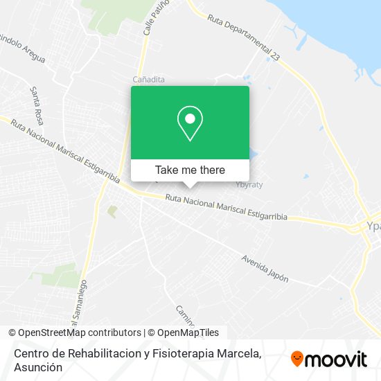 Mapa de Centro de Rehabilitacion y Fisioterapia Marcela