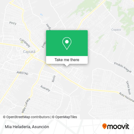 Mapa de Mia Heladería