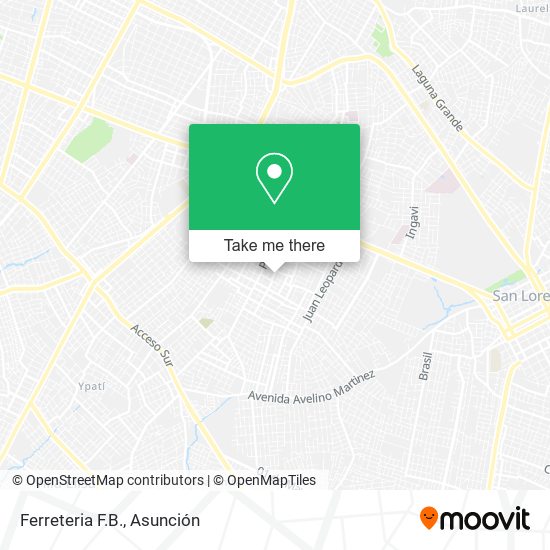 Mapa de Ferreteria F.B.