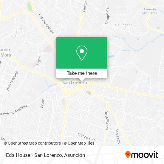 Eds House - San Lorenzo map