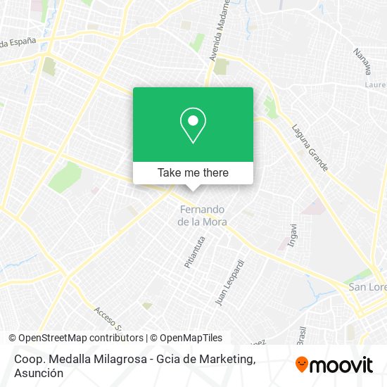 Coop. Medalla Milagrosa - Gcia de Marketing map