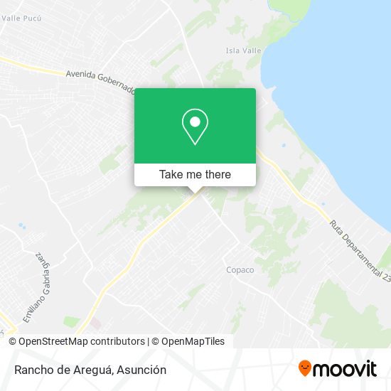 Mapa de Rancho de Areguá