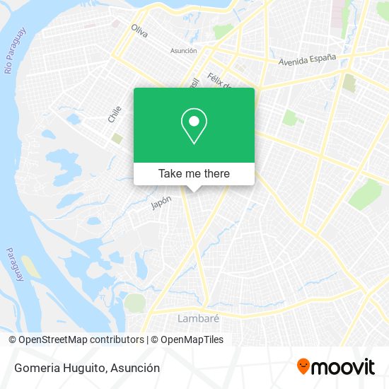 Mapa de Gomeria Huguito