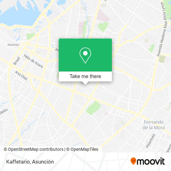 Mapa de Kaffetario