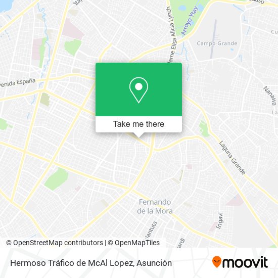 Mapa de Hermoso Tráfico de McAl Lopez