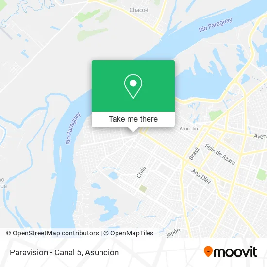 Paravision - Canal 5 map