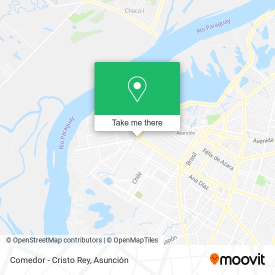 Mapa de Comedor - Cristo Rey
