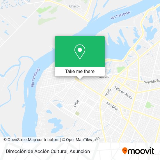 Dirección de Acción Cultural map