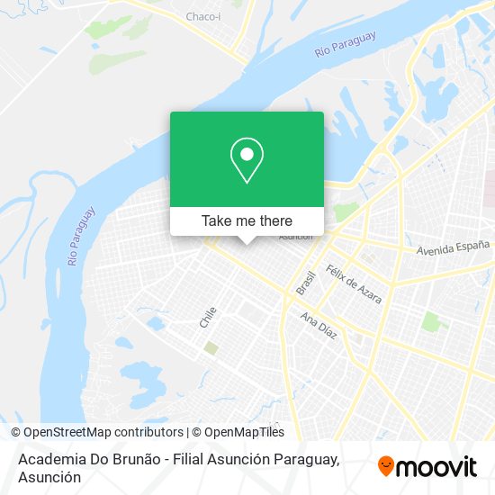 Academia Do Brunão - Filial Asunción Paraguay map