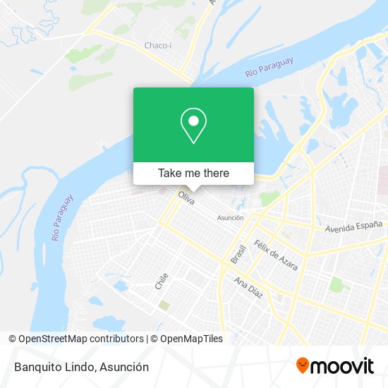 Banquito Lindo map