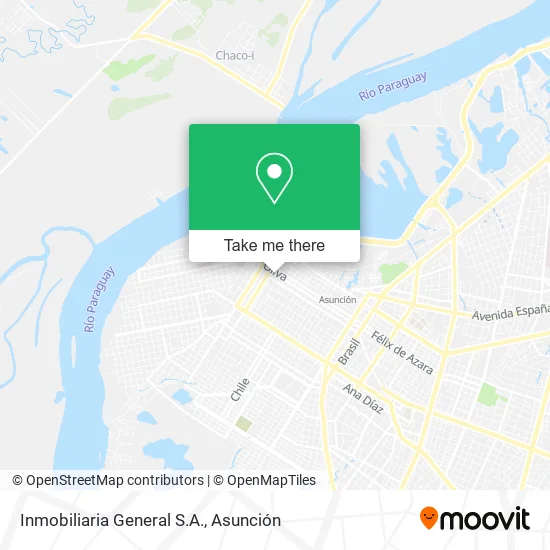 Inmobiliaria General S.A. map