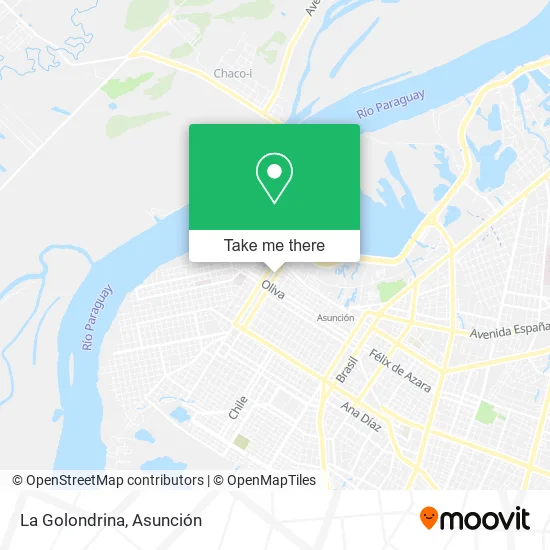 La Golondrina map