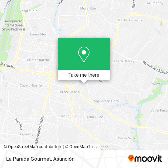 Mapa de La Parada Gourmet