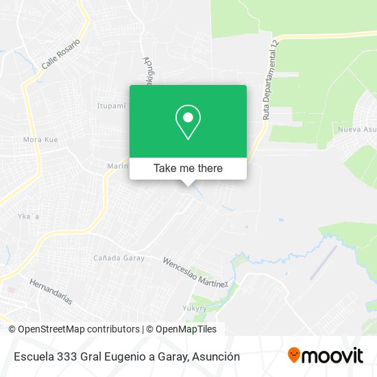 Mapa de Escuela 333 Gral Eugenio a Garay
