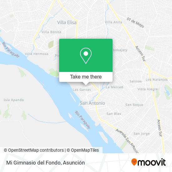 Mi Gimnasio del Fondo map