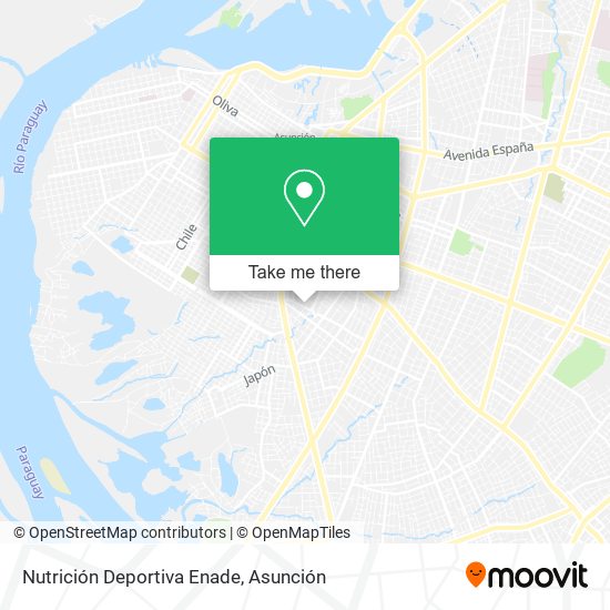 Nutrición Deportiva Enade map