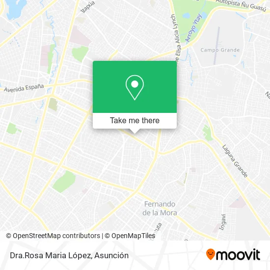 Dra.Rosa Maria López map
