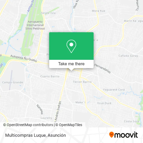 Multicompras Luque map