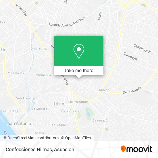 Confecciones Nilmac map