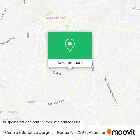 Mapa de Centro Educativo Jorge a . Gadea Nr. 2393