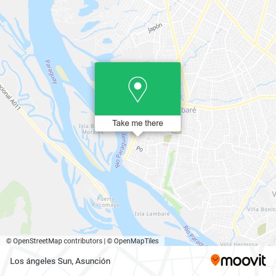 Mapa de Los ángeles Sun