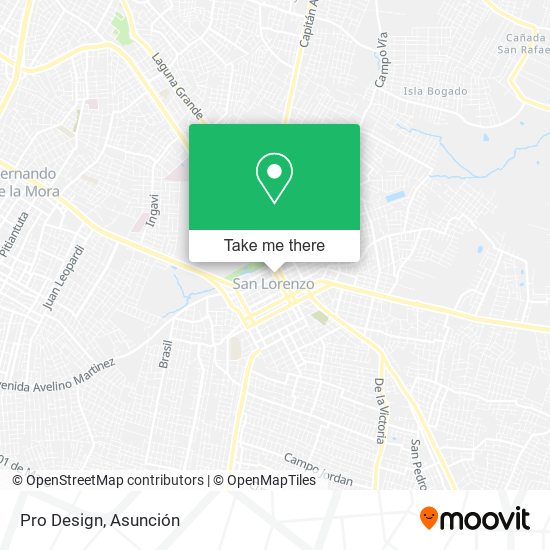 Mapa de Pro Design