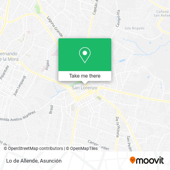 Mapa de Lo de Allende