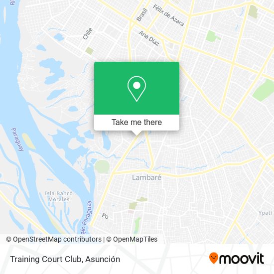 Mapa de Training Court Club