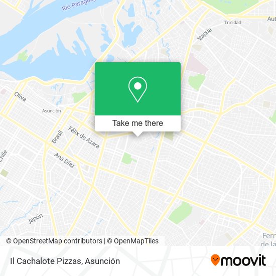 Mapa de Il Cachalote Pizzas