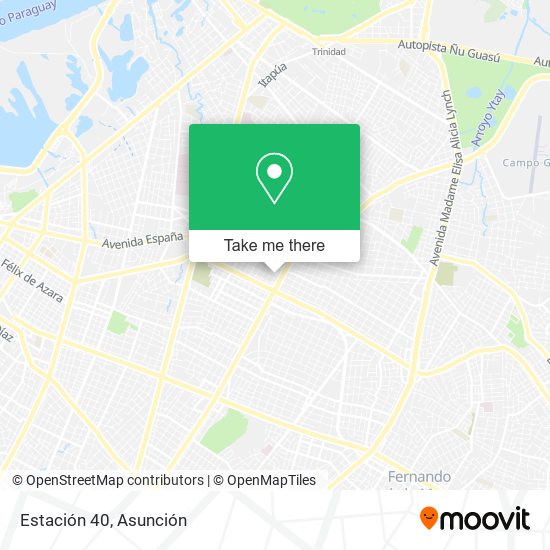 Mapa de Estación 40