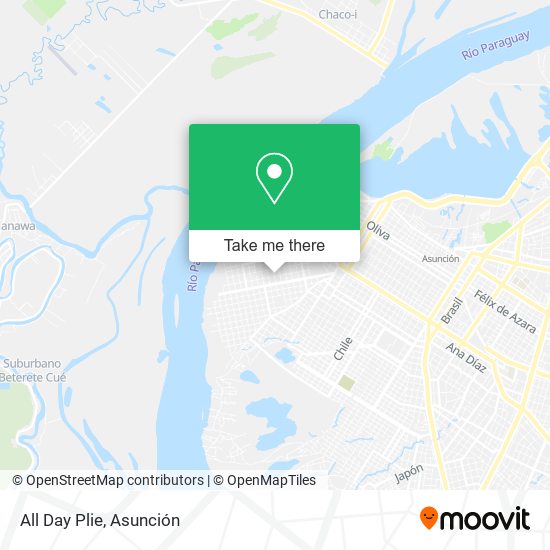 Mapa de All Day Plie