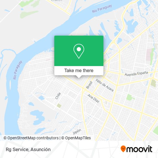 Mapa de Rg Service