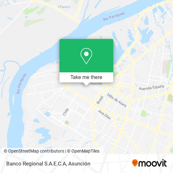 Banco Regional S.A.E.C.A map