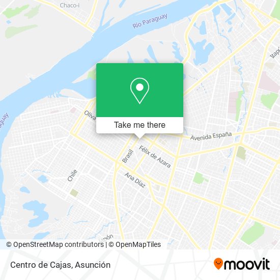 Mapa de Centro de Cajas