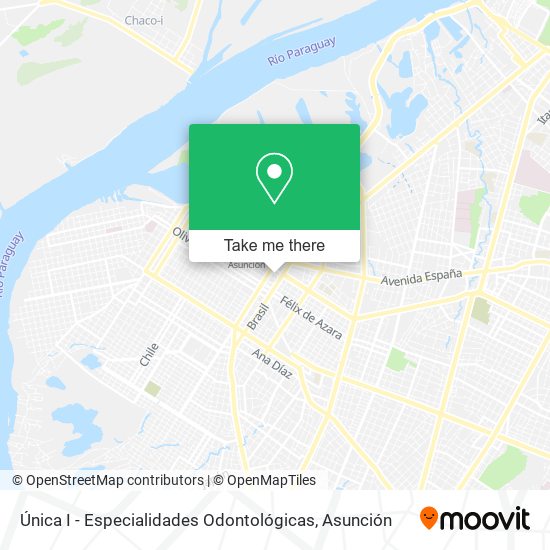 Mapa de Única I - Especialidades Odontológicas