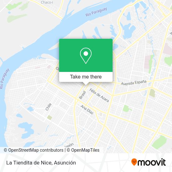 Mapa de La Tiendita de Nice
