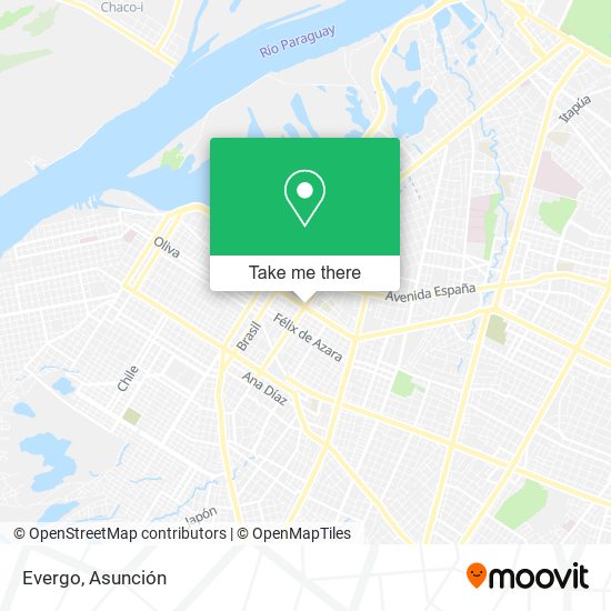 Mapa de Evergo