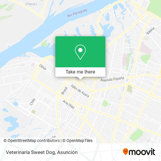 Mapa de Veterinaria Sweet Dog