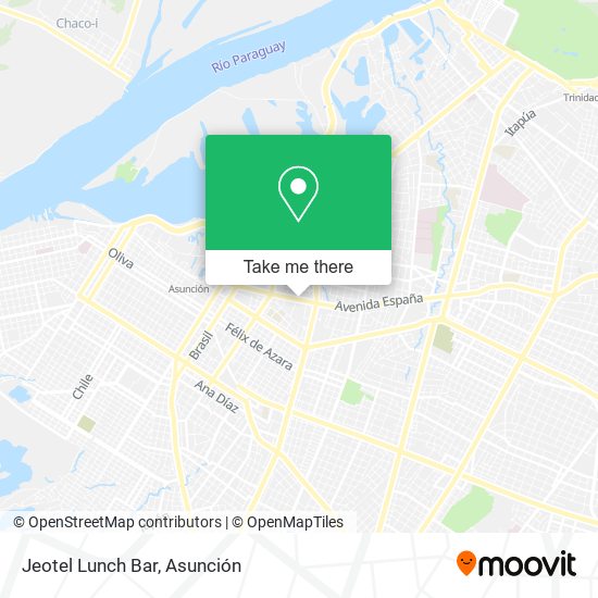 Mapa de Jeotel Lunch Bar