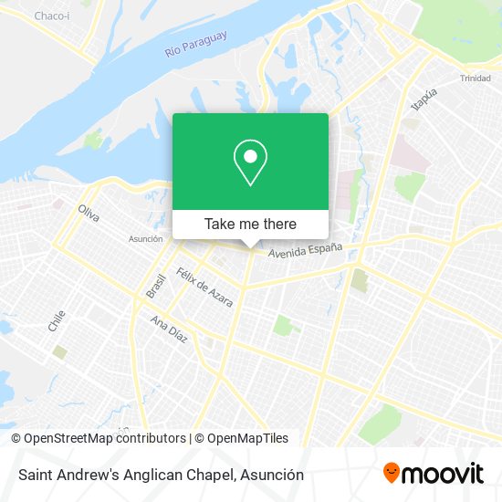 Mapa de Saint Andrew's Anglican Chapel