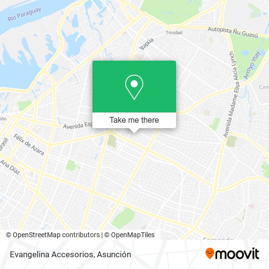 Mapa de Evangelina Accesorios
